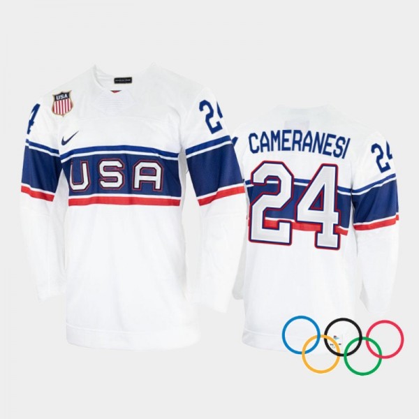 Dani Cameranesi USA Women's Hockey White Home Jers...