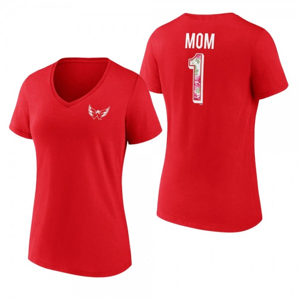Washington Capitals Mother's Day Red T-Shirt Women