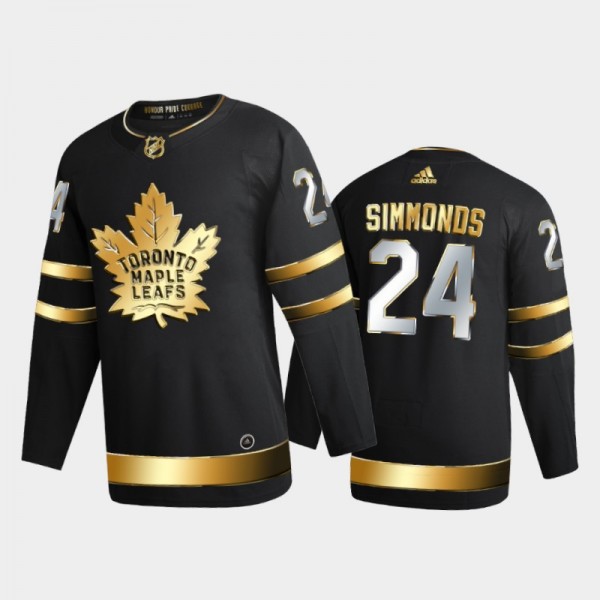Toronto Maple Leafs Wayne Simmonds #24 2020-21 Aut...