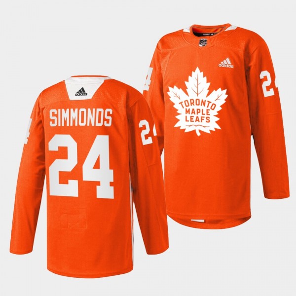 Wayne Simmonds #24 Toronto Maple Leafs 2022 Every ...