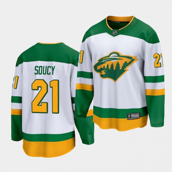 Carson Soucy Minnesota Wild 2021 Special Edition White Men's Jersey