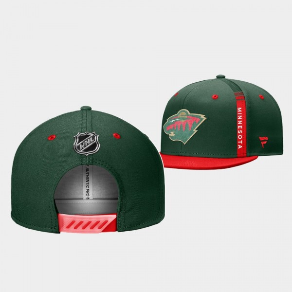 Minnesota Wild 2022 NHL Draft Authentic Pro Hat Green