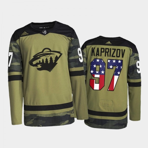 Kirill Kaprizov Minnesota Wild Military Appreciati...