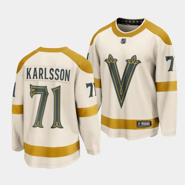 2024 NHL Winter Classic Vegas Golden Knights William Karlsson #71 Breakaway Player Jersey Cream