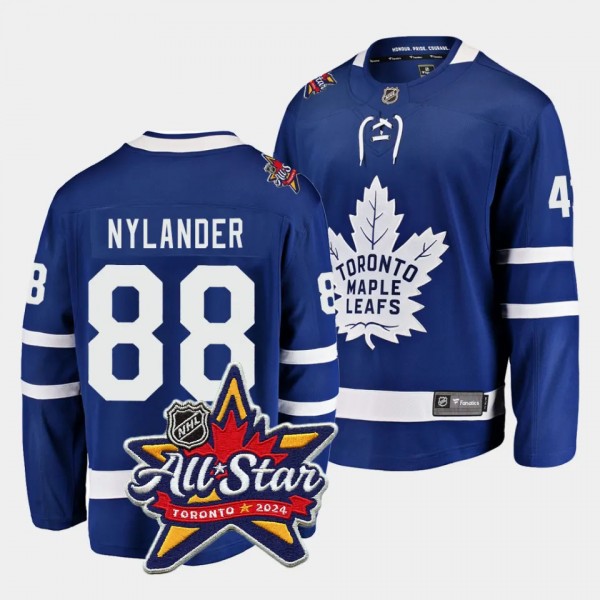 2024 NHL All-Star Patch William Nylander Jersey To...