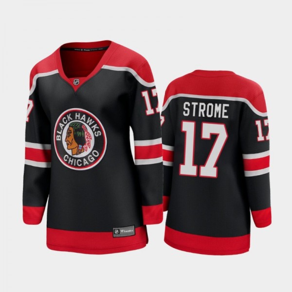 Women Chicago Blackhawks Dylan Strome #17 2021 Spe...