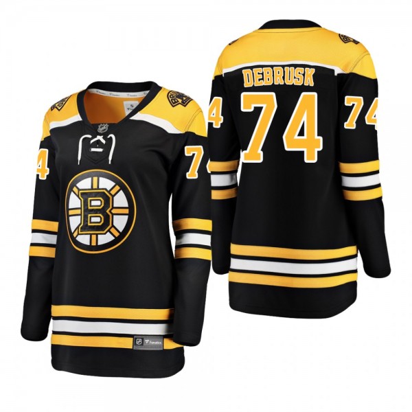 Women's Jake DeBrusk #74 Boston Bruins Home Breaka...
