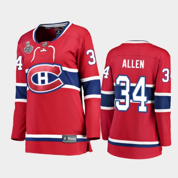 Women Montreal Canadiens Jake Allen #34 2021 Stanl...