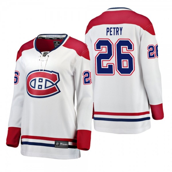 Women's Jeff Petry #26 Montreal Canadiens Away Bre...