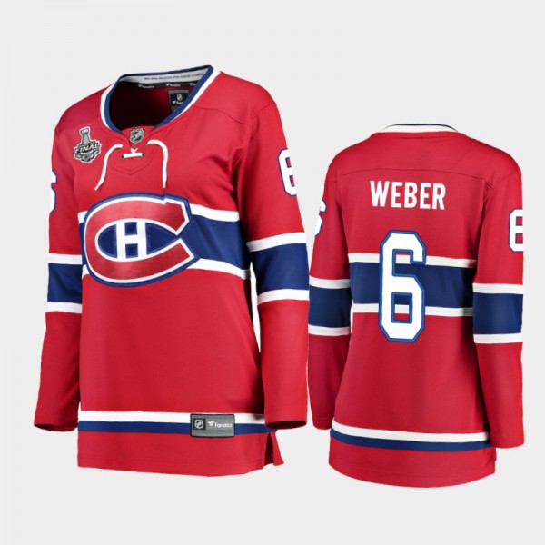 Women Montreal Canadiens Shea Weber #6 2021 Stanle...
