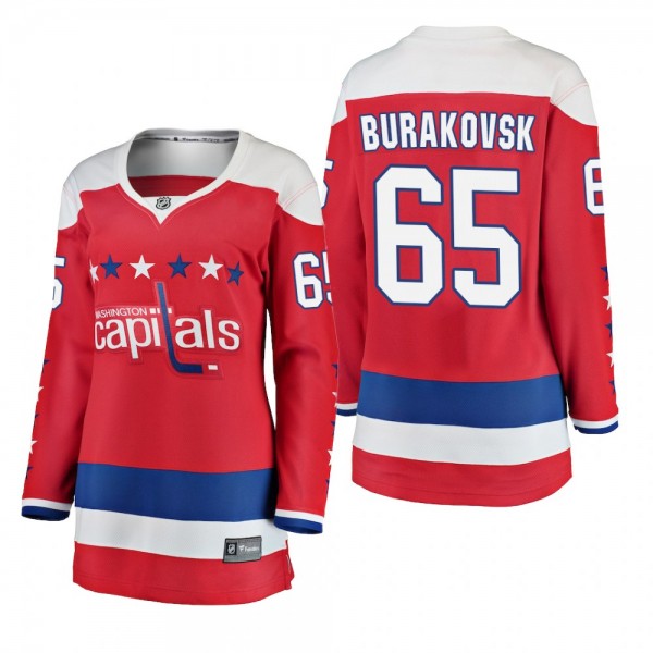 Women's Andre Burakovsky #65 Washington Capitals 2...