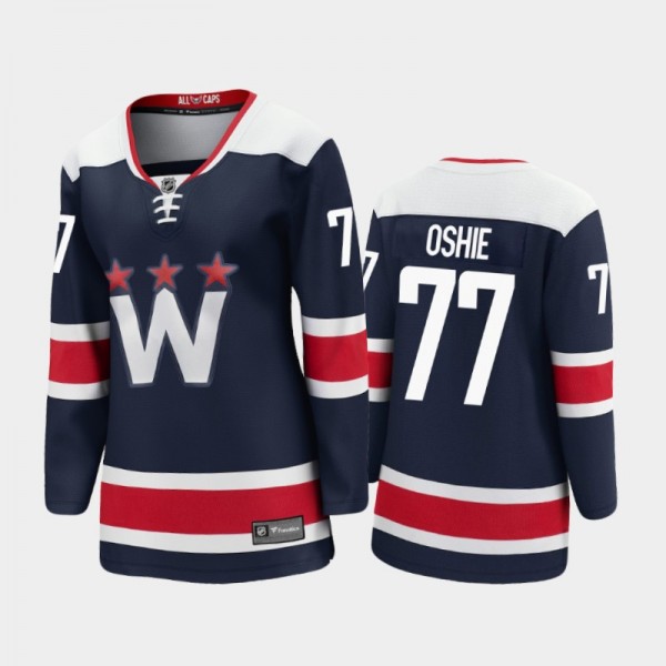 2020-21 Women's Washington Capitals T.J. Oshie #77 Alternate Premier Player Jersey - Navy