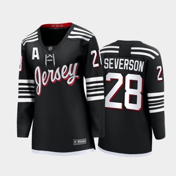 Women New Jersey Devils Damon Severson #28 Alterna...