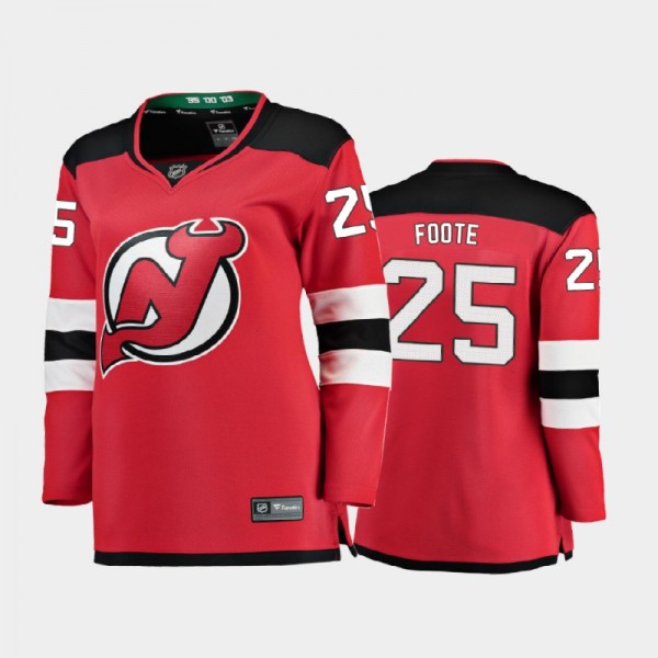 2021 Women New Jersey Devils Nolan Foote #25 Home ...