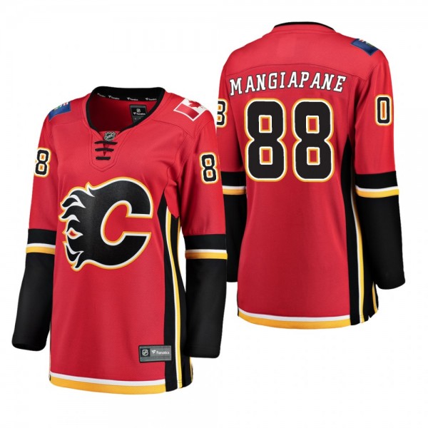 Women's Andrew Mangiapane #88 Calgary Flames Home ...