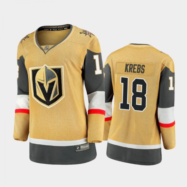 2021 Women Vegas Golden Knights Peyton Krebs #18 Alternate Jersey - Gold