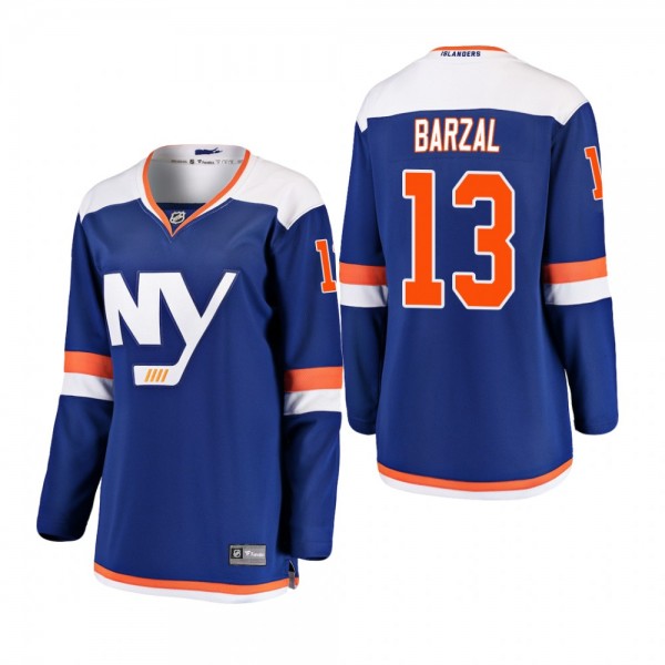Women's Mathew Barzal #13 New York Islanders 2018-19 Alternate Fanatics Breakaway Blue Bargain Jersey