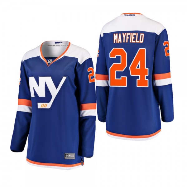 Women's Scott Mayfield #24 New York Islanders 2018-19 Alternate Fanatics Breakaway Blue Bargain Jersey