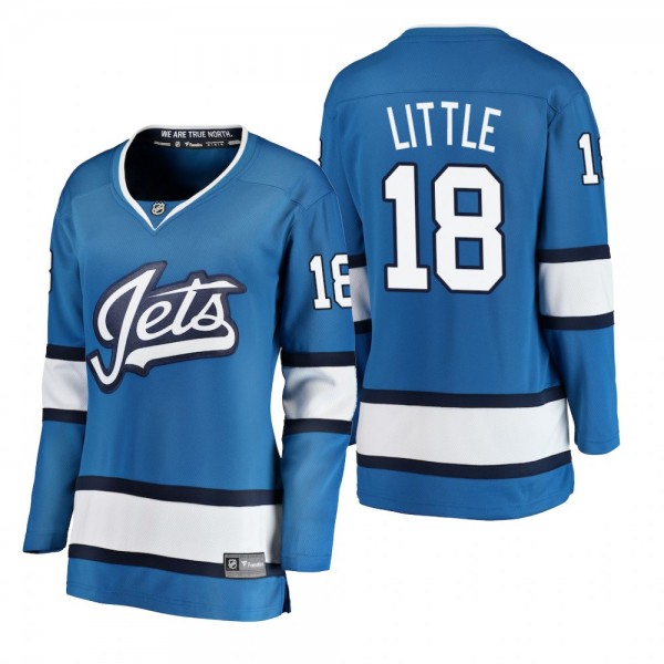 Women's Bryan Little #18 Winnipeg Jets 2018-19 Alt...