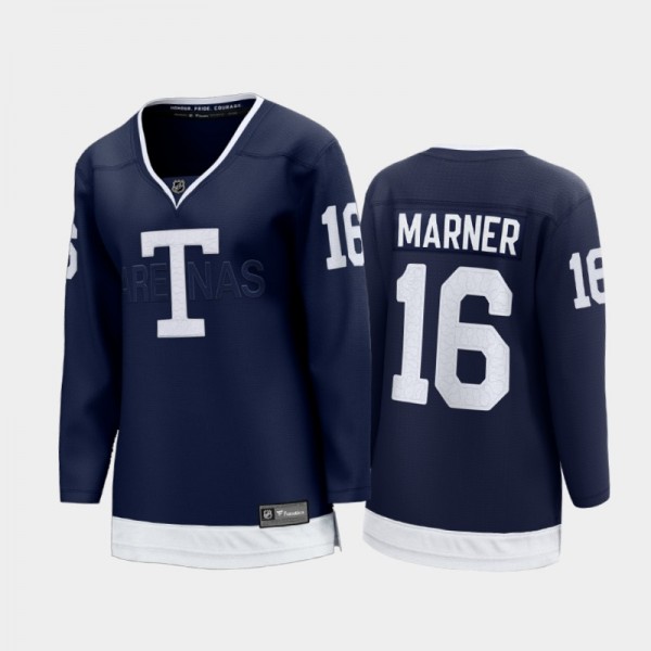 Women Toronto Maple Leafs Mitch Marner #16 Heritag...