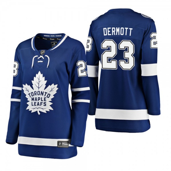 Women's Travis Dermott #23 Toronto Maple Leafs Hom...