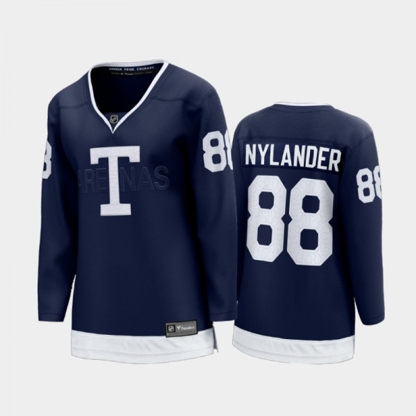 Women Toronto Maple Leafs William Nylander #88 Her...