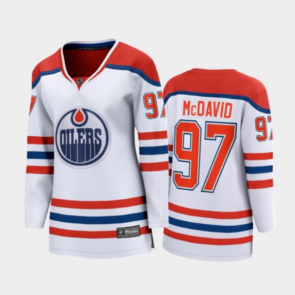 2020-21 Women's Edmonton Oilers Connor McDavid #97...