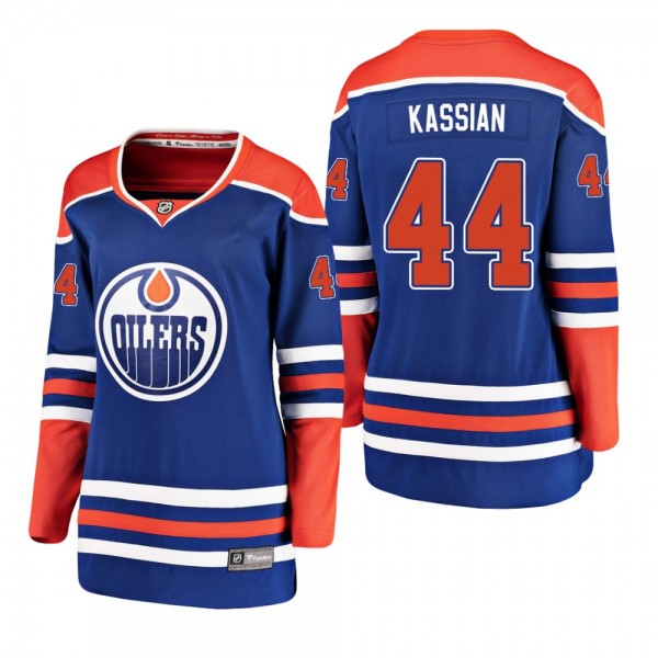 Women's Zack Kassian #44 Edmonton Oilers 2019 Alte...
