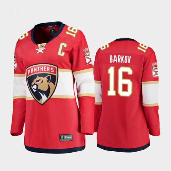 2021 Women Florida Panthers Aleksander Barkov #16 Home Jersey - Red