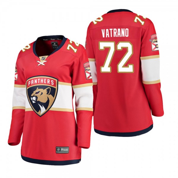 Women's Frank Vatrano #72 Florida Panthers Home Breakaway Player Red Bargain Jersey
