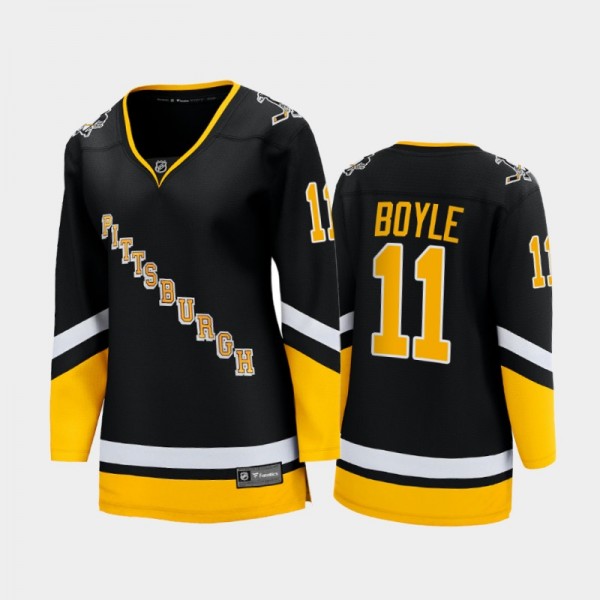 Women Pittsburgh Penguins Brian Boyle #11 Alternate 2021-22 Premier Breakaway Jersey Black