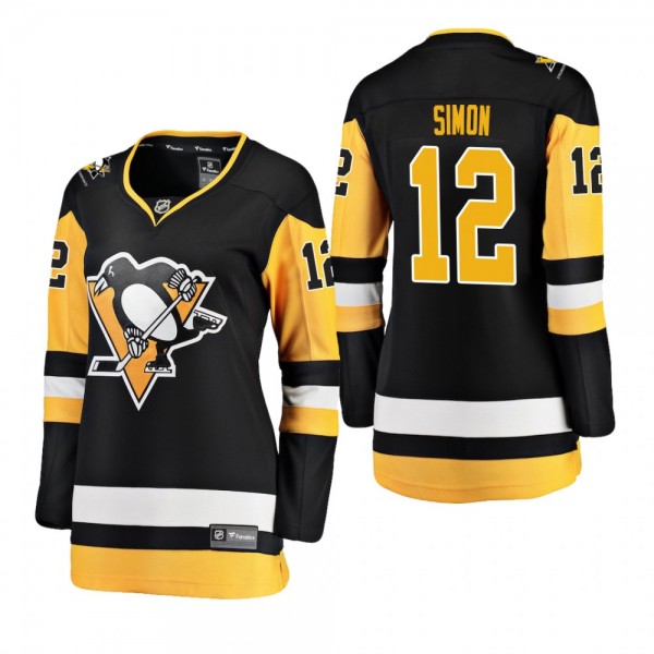 Women's Dominik Simon #12 Pittsburgh Penguins Home...