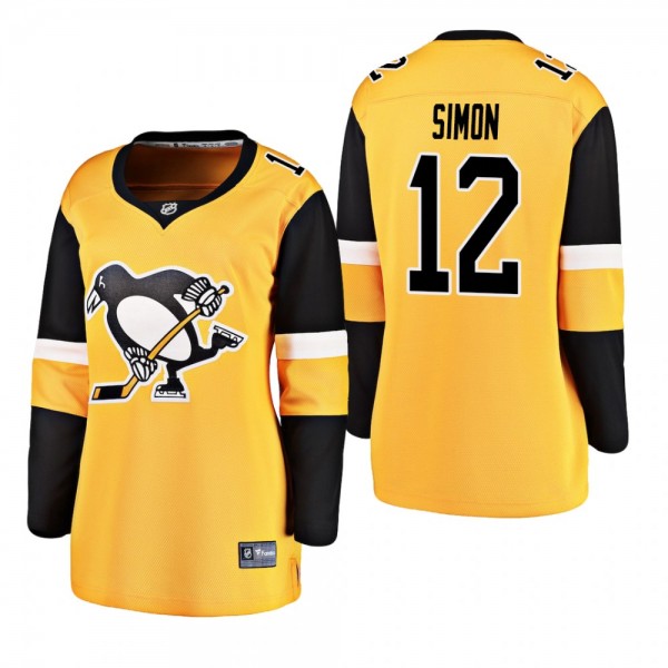 Women's Dominik Simon #12 Pittsburgh Penguins 2019...