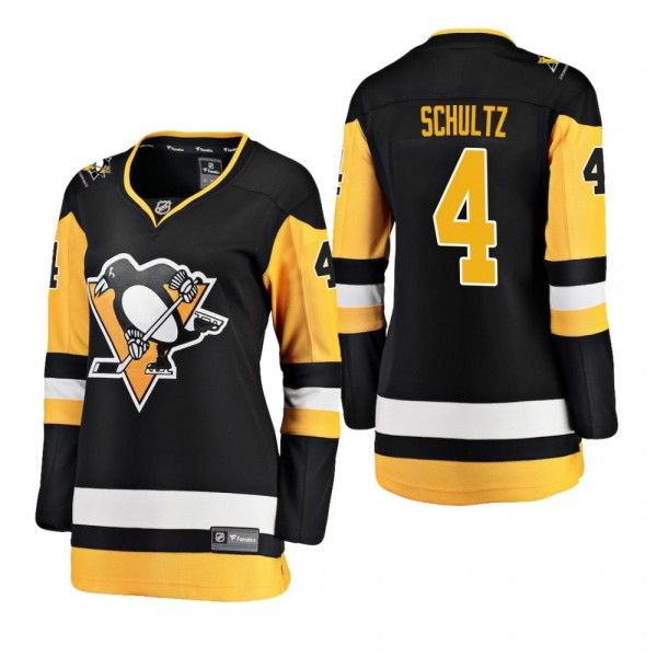 Women's Justin Schultz #4 Pittsburgh Penguins Home...