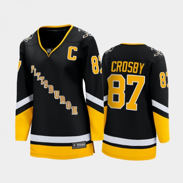Women Pittsburgh Penguins Sidney Crosby #87 Altern...