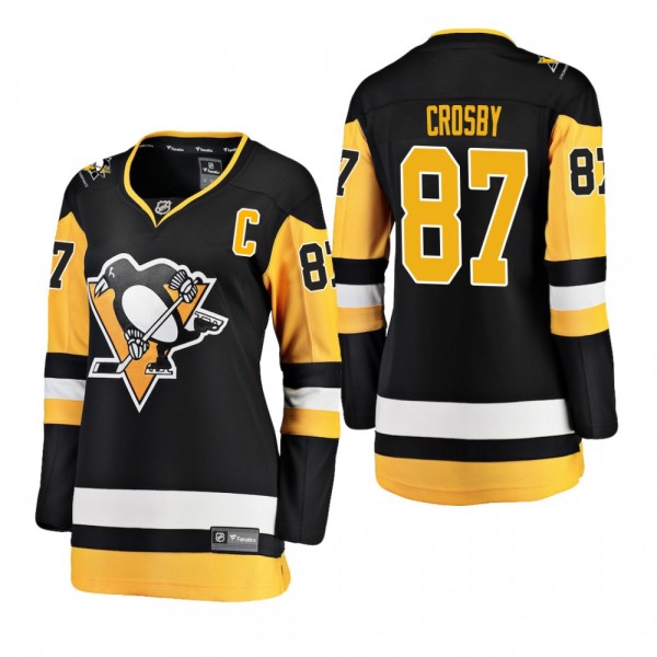 Women's Sidney Crosby #87 Pittsburgh Penguins Home...