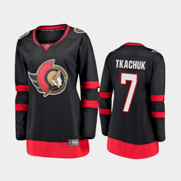 2020-21 Women's Ottawa Senators Brady Tkachuk #7 H...
