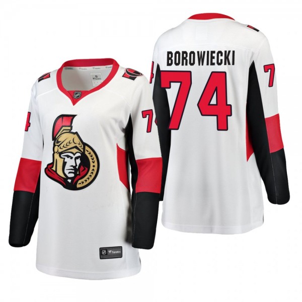 Women's Mark Borowiecki #74 Ottawa Senators Altern...