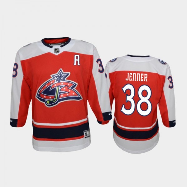 Youth Columbus Blue Jackets Boone Jenner #38 Rever...