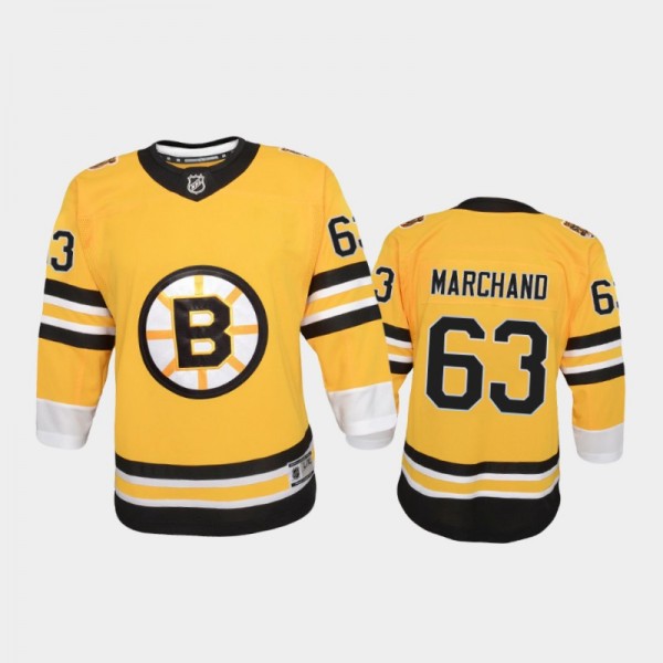 Youth Boston Bruins Brad Marchand #63 Reverse Retr...