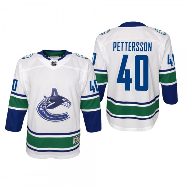 Youth Vancouver Canucks Elias Pettersson #40 Away ...
