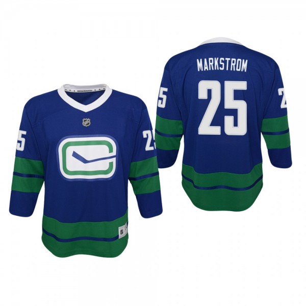 Youth Vancouver Canucks Jacob Markstrom #25 Altern...