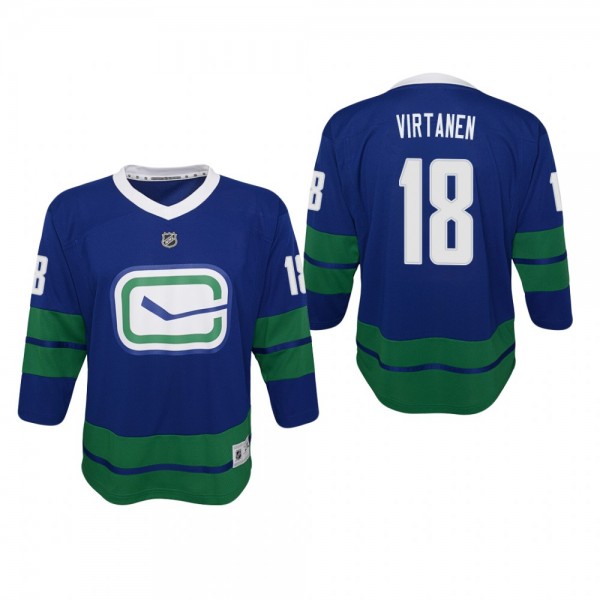 Youth Vancouver Canucks Jake Virtanen #18 Alternat...