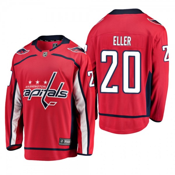 Youth Washington Capitals Lars Eller #20 Home Low-Priced Breakaway Player Red Jersey