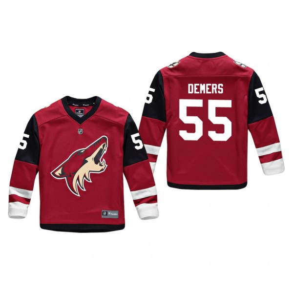 Youth Arizona Coyotes Jason Demers #55 Home Low-Priced Replica Player Red Jersey