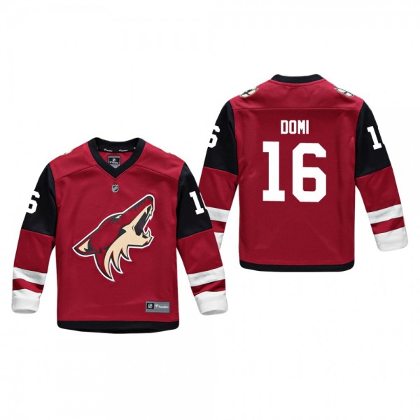 Youth Arizona Coyotes Max Domi #16 Home Low-Priced...