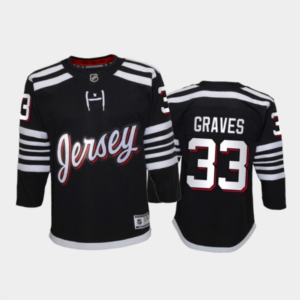 Youth New Jersey Devils Ryan Graves #33 Alternate ...