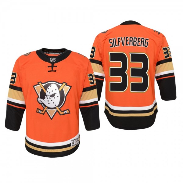 Youth Anaheim Ducks Jakob Silfverberg #33 Alternat...