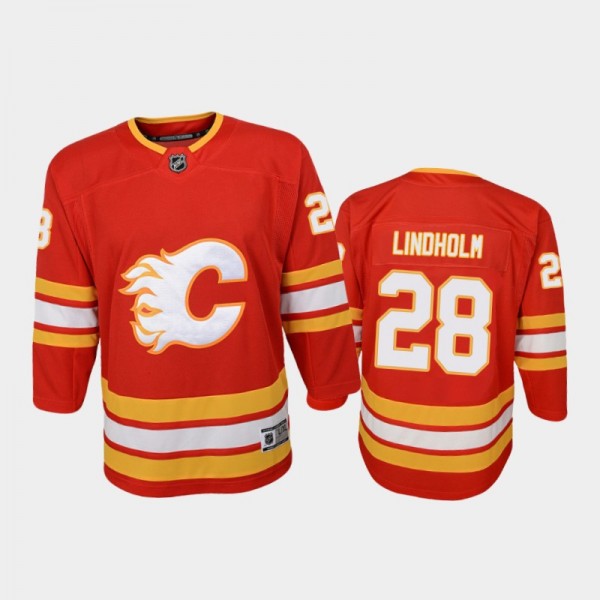 Youth Calgary Flames Elias Lindholm #28 Home 2020-...