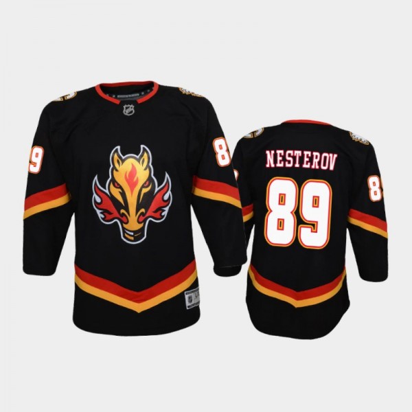 Youth Calgary Flames Nikita Nesterov #89 Reverse R...